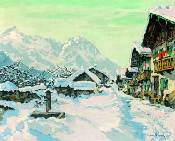 figura hans winterstimmung bei seefeld in tirol